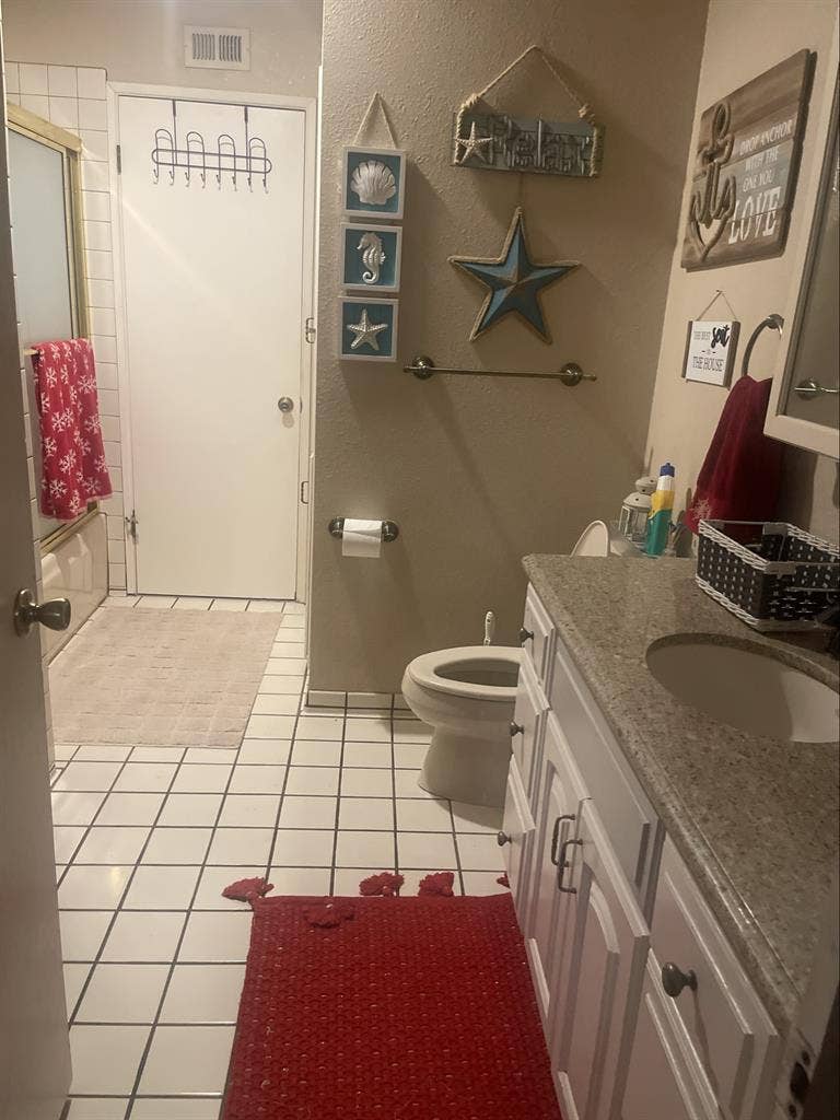 Large room in a ranch style house