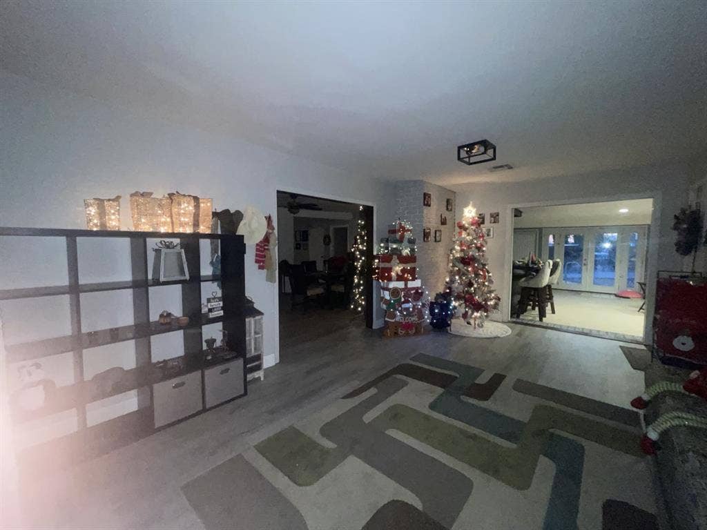 Large room in a ranch style house