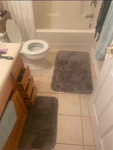 Bedroom and bathroom available