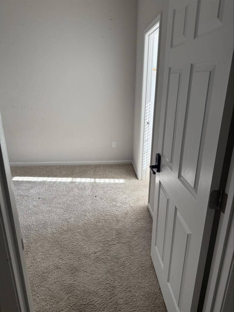 Bedroom with a walking closet