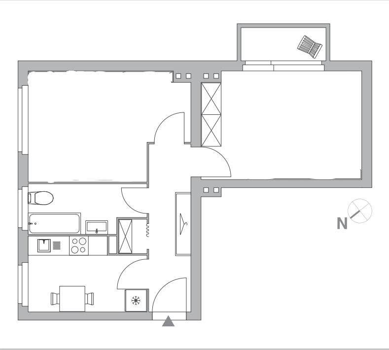 Modern sqm room Alt-Treptow