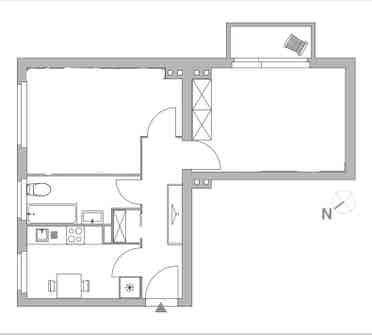 Modern sqm room Alt-Treptow