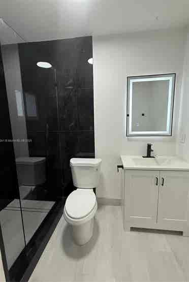 bath with yard remodelled