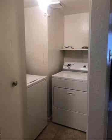 1bed room and shared bathroom