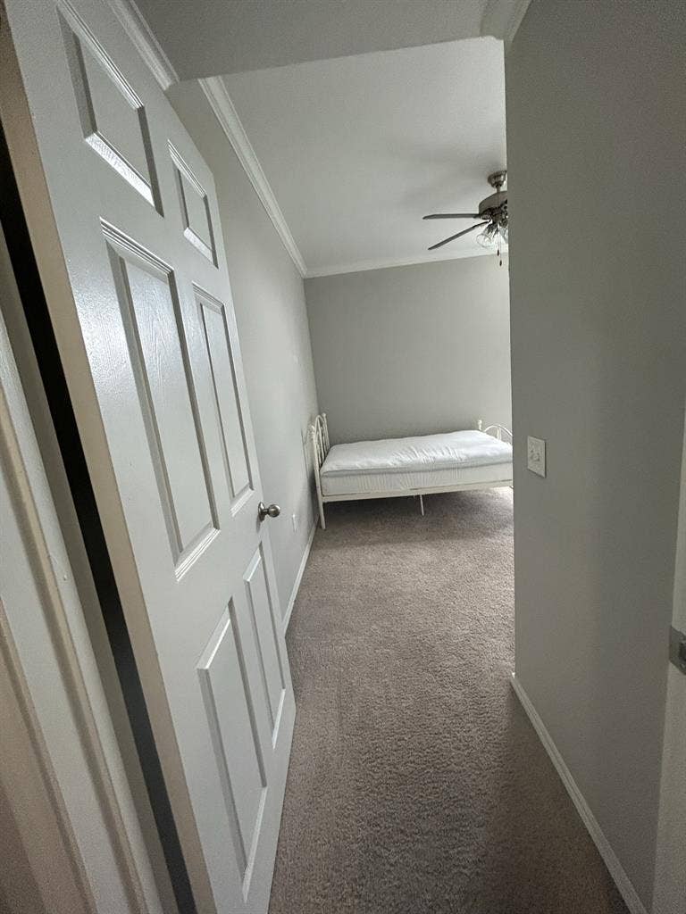 Private bedroom and bathroom