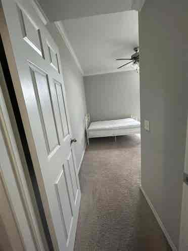 Private bedroom and bathroom