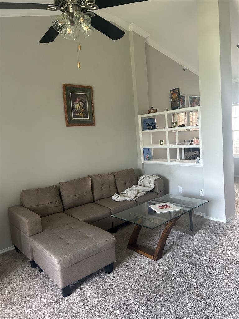 Private bedroom and bathroom