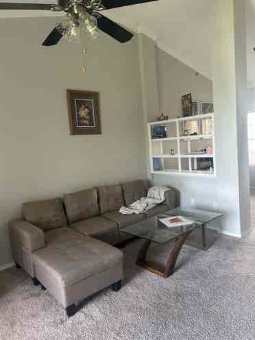Private bedroom and bathroom