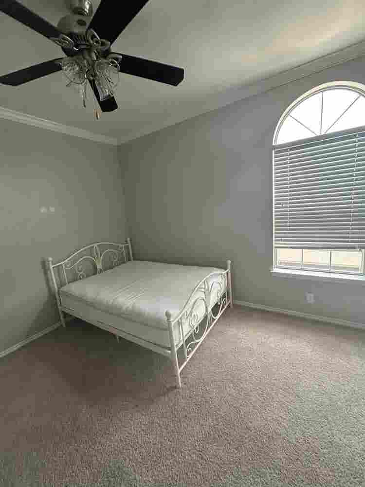 Private bedroom and bathroom