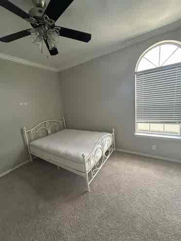 Private bedroom and bathroom