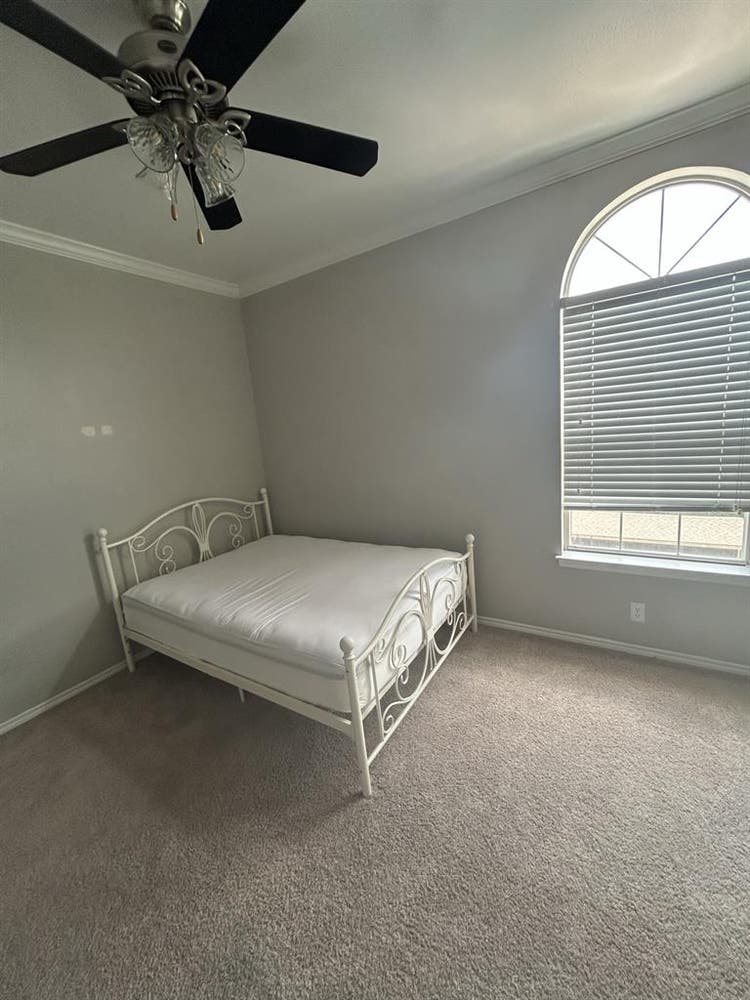 Private bedroom and bathroom