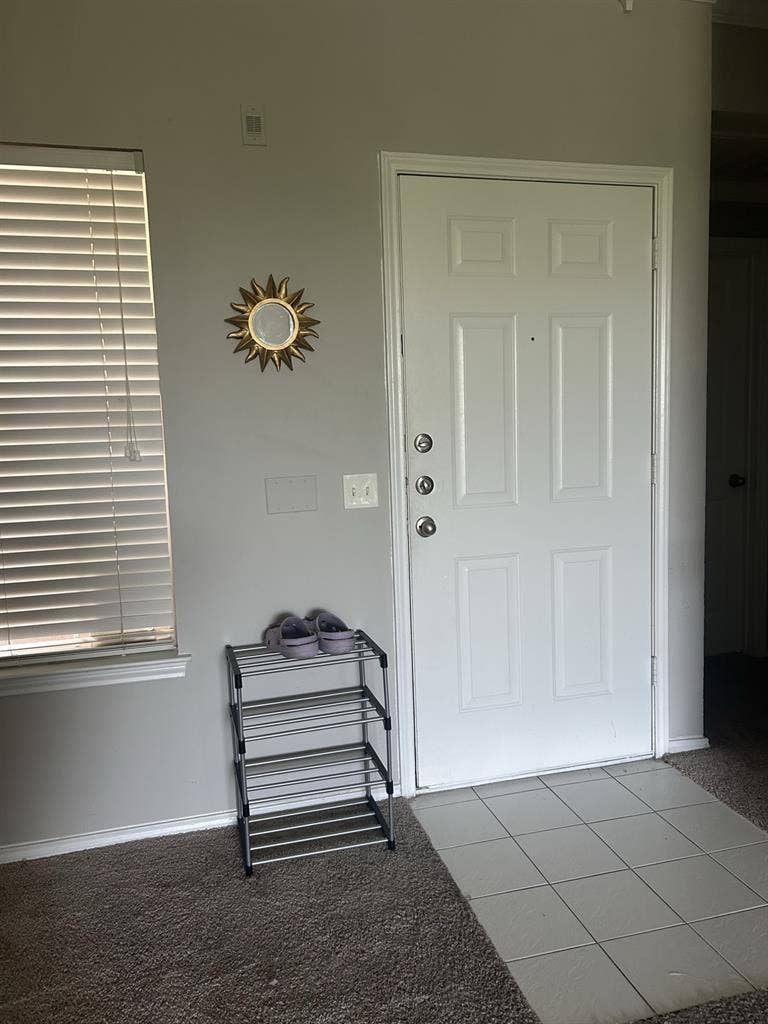 Private bedroom and bathroom