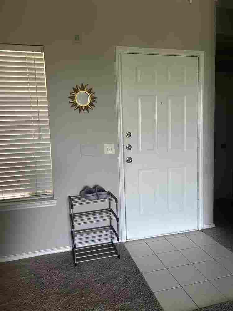 Private bedroom and bathroom