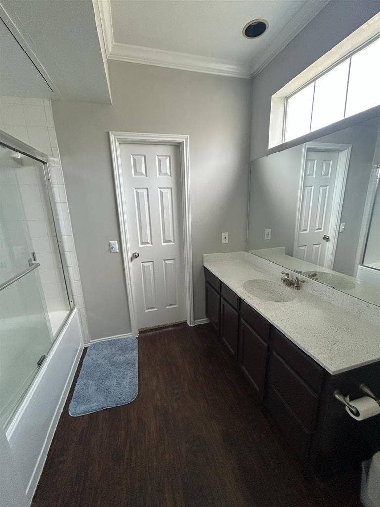 Private bedroom and bathroom