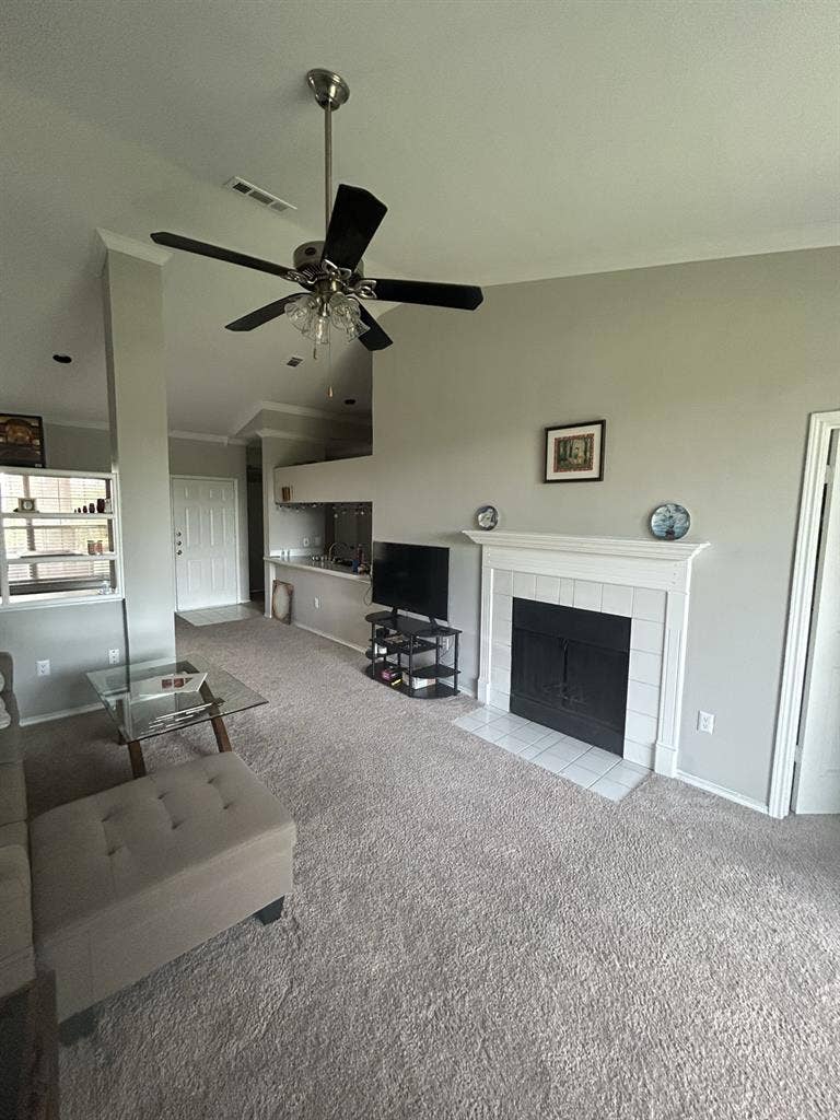 Private bedroom and bathroom