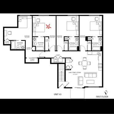 One room for rent near UB