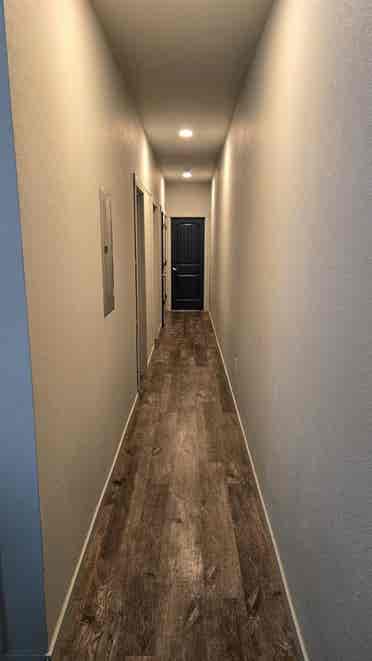 One room with own bathroom.