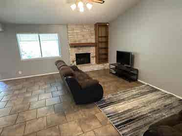 Bedroom with utilities included
