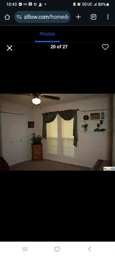 Bedroom For  Rent $  a month.