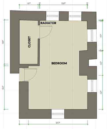 Spacious Unfurnished Private Room