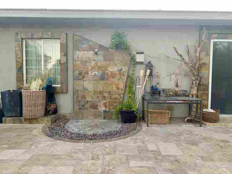 Large private apartment on estate.