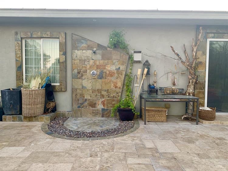 Large private apartment on estate.