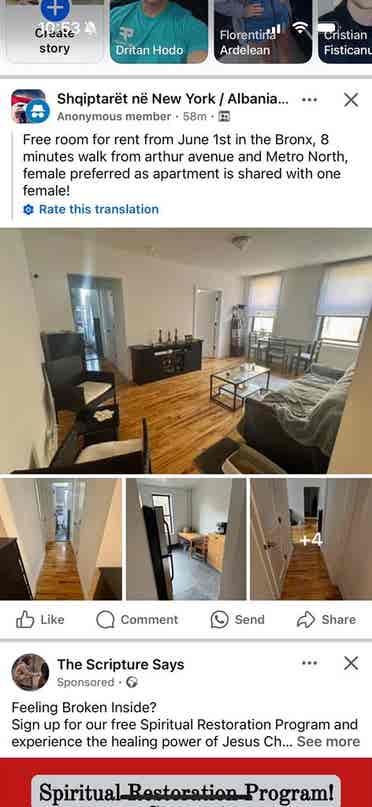 Room for rent in a 2 bedroom