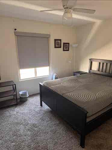 Room with shared bathroom
