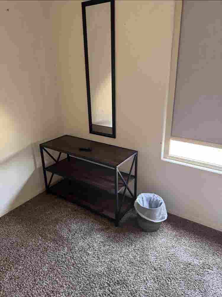 Room with shared bathroom