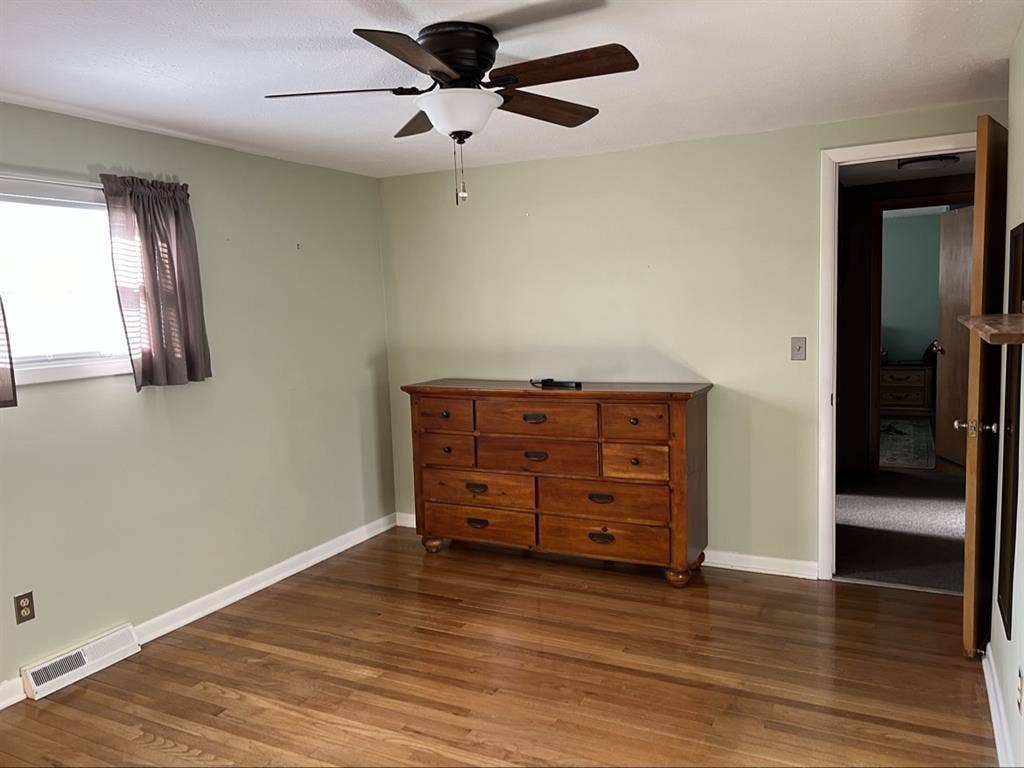 Master Bedroom in ranch house