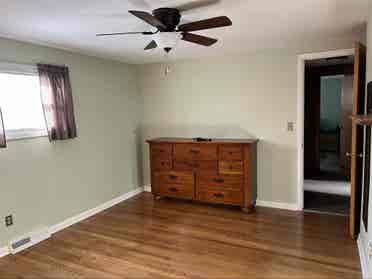 Master Bedroom in ranch house