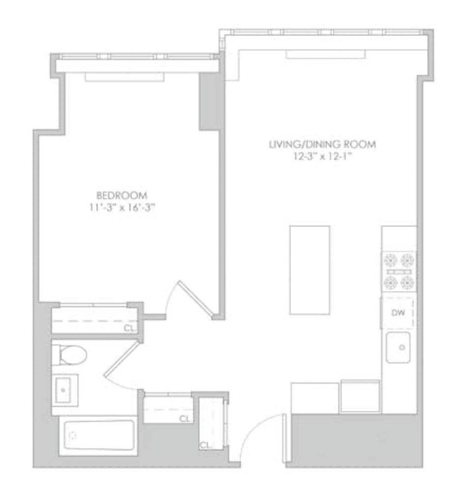 th floor unit. bath