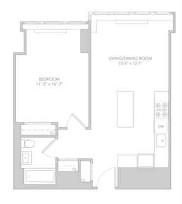 th floor unit.  bath