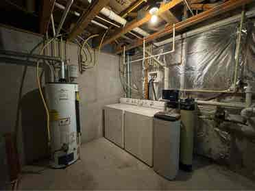 Finished Basement and Bathroom