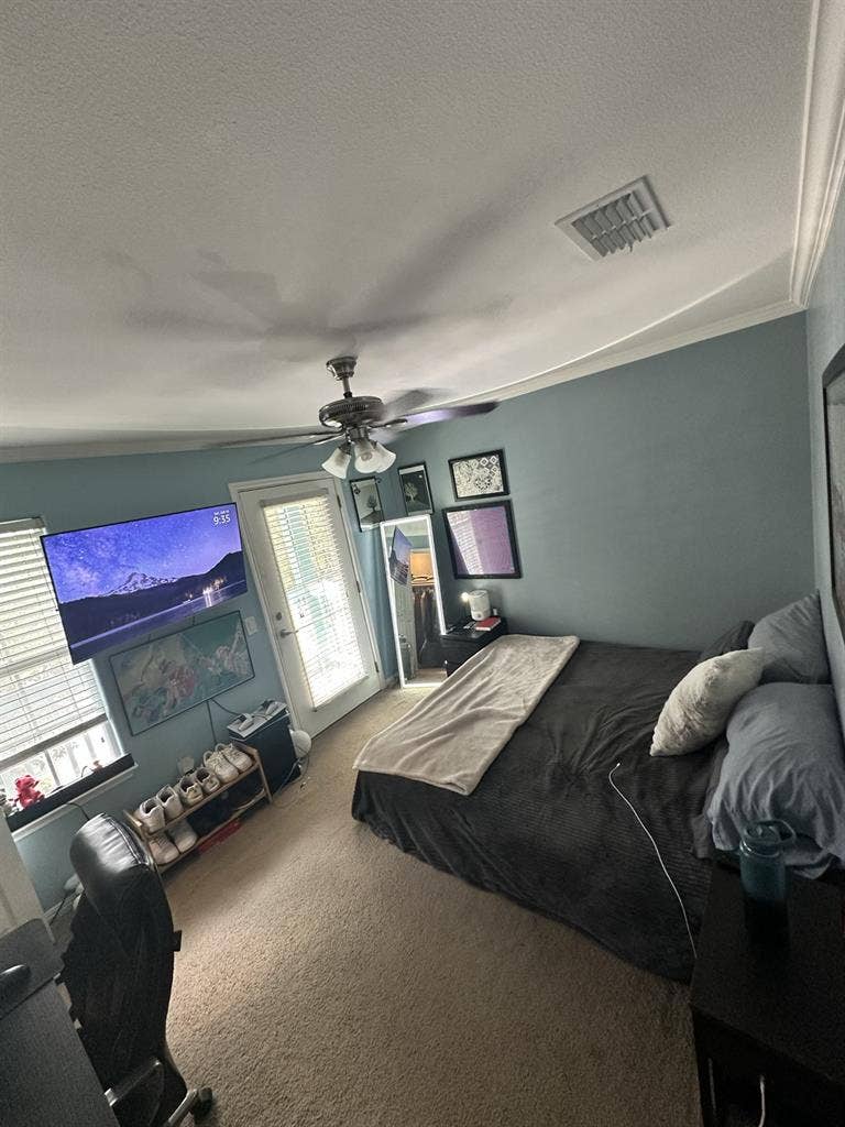 Private Room, bathroom, and balcony