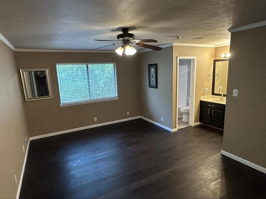 Master bedroom with private bath