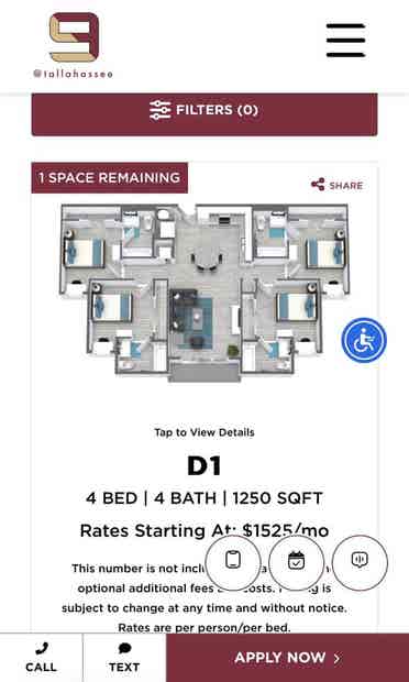 1 room at Tallahassee's The