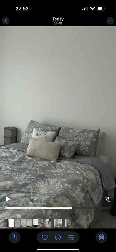 Private bedroom and bathroom
