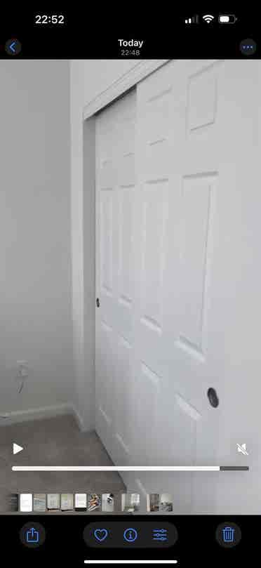 Private bedroom and bathroom
