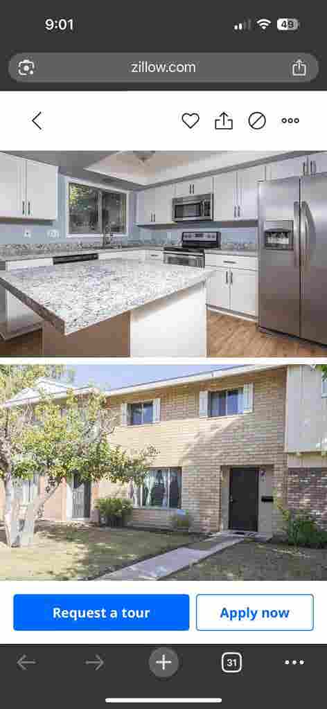 Tempe home with bedroom for rent