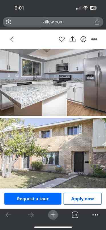 Tempe home with bedroom for rentt