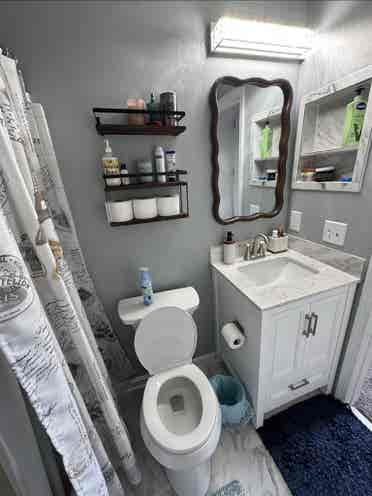 Renting a fully furnished room.