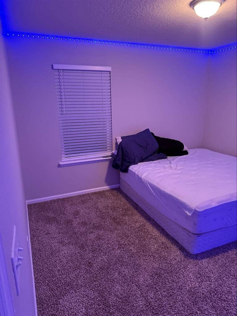 Room with king size bed
