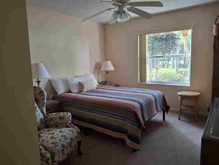 Private bedroom and bathroom.
