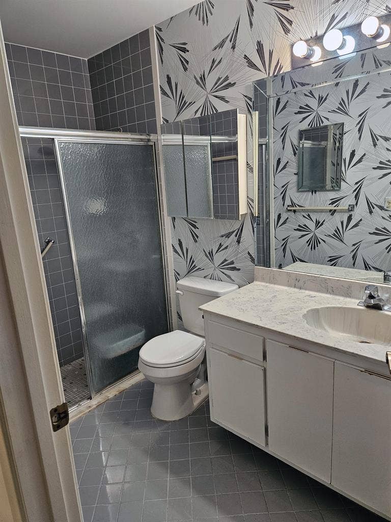 Master bedroom with bath