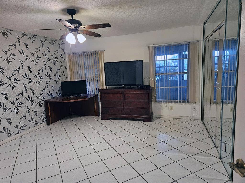 Master bedroom with bath