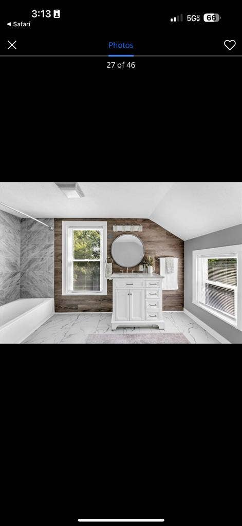Spacious  bath house