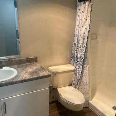 Room with private bathroom