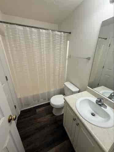 Private bedroom and bathroom