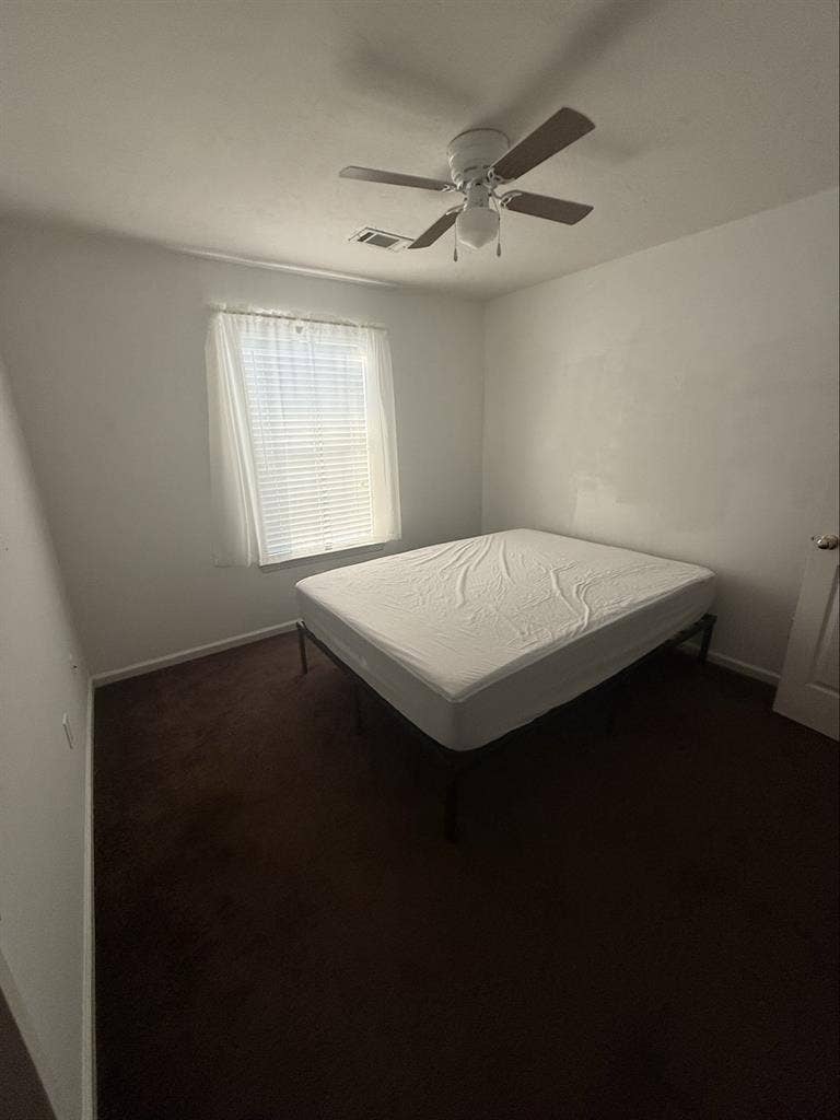 Private bedroom and bathroom